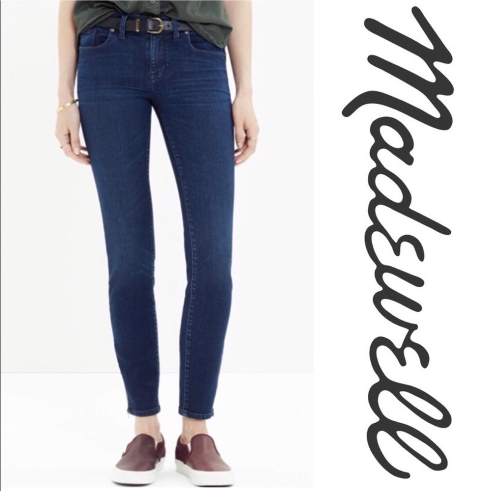 Madewell Skinny Ankle Zip Jeans Size 28 - D03